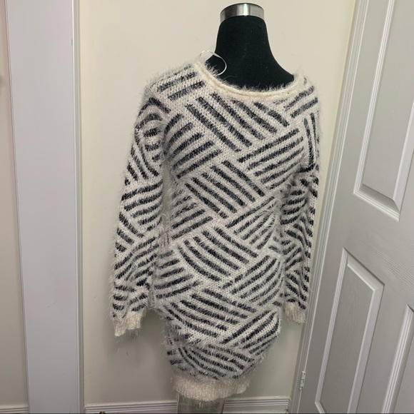 Katsumi Anthropologie Warm Fuzzy Knit Mini Sweater Dress Size Small - Picture 4 of 11